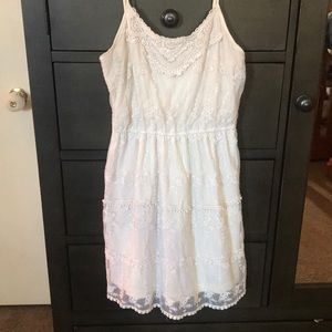 Beautiful cream lace summer dress